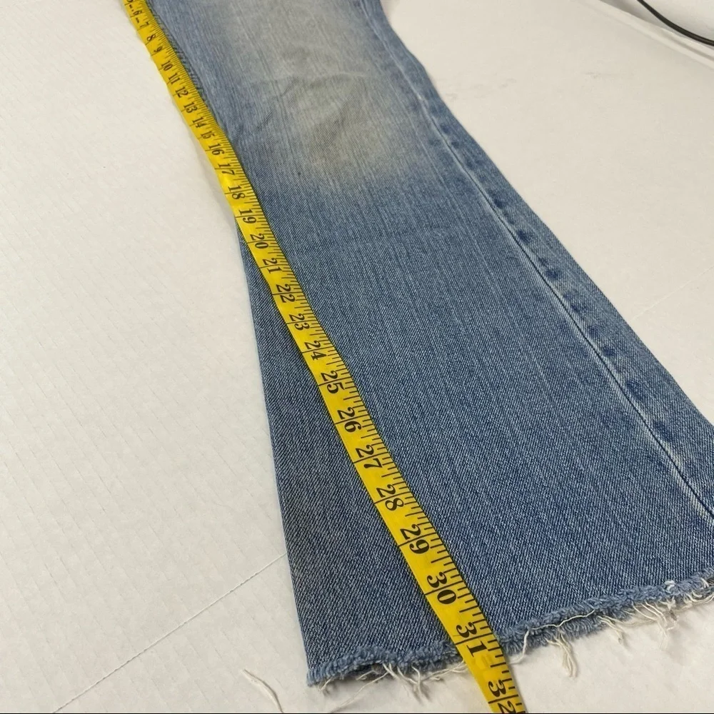 American Eagle Favorite Light Wash Raw Hem Jeans